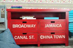 mueble para tv vintage industrial