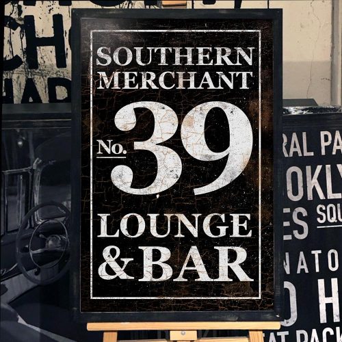 Cuadro "Lounge & Bar" Industrial Style