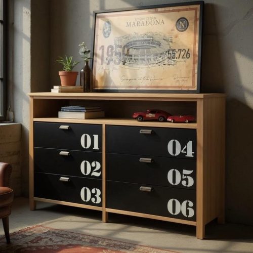 Comoda Industrial 6 Cajones