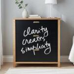 Mesa de luz Broo N3 Clarity Negro