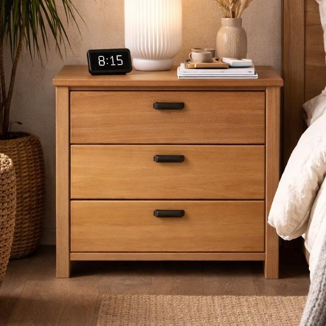 Mesa de luz grande Madera Maciza Alamo